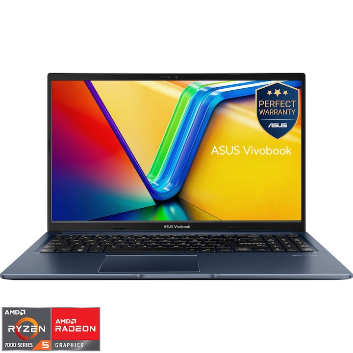 Laptop ASUS Vivobook 15 M1502YA cu procesor AMD Ryzen™ 5 7430U
