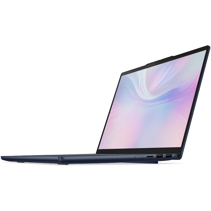 Laptop Lenovo IdeaPad Slim 5 14AHP10 cu procesor AMD Ryzen™ 7 8845HS pana la 5.1GHz, 14' WUXGA, IPS, 16GB DDR5 RAM, 1TB SSD, AMD Radeon™ 780M Graphics, No OS, Cosmic Blue